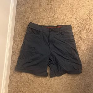 Wrangler Authentics Men's Performance Side Elastic Utility Short in Navy